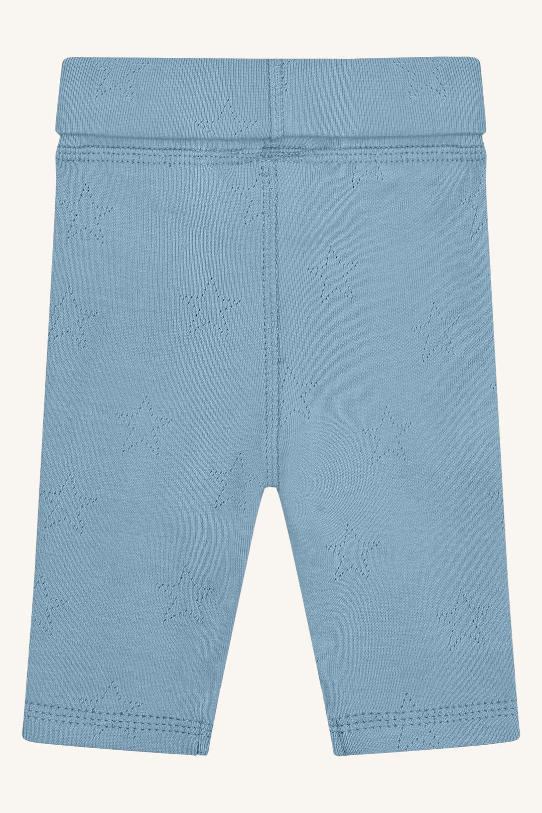 Hust and Claire Luca leggings i pointelle med stjerner – Iron Blue for barn - Brobrobrille