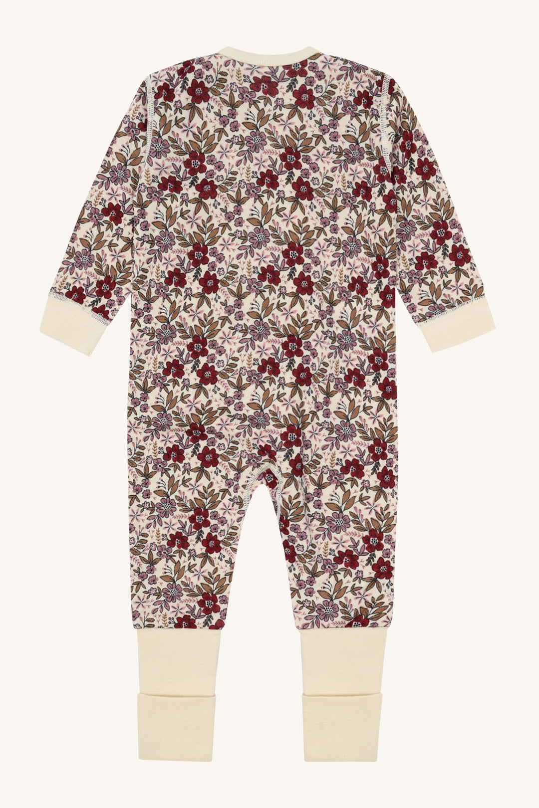 Hust and Claire Manu pyjamas i ull - bambus – Off White for barn - Brobrobrille