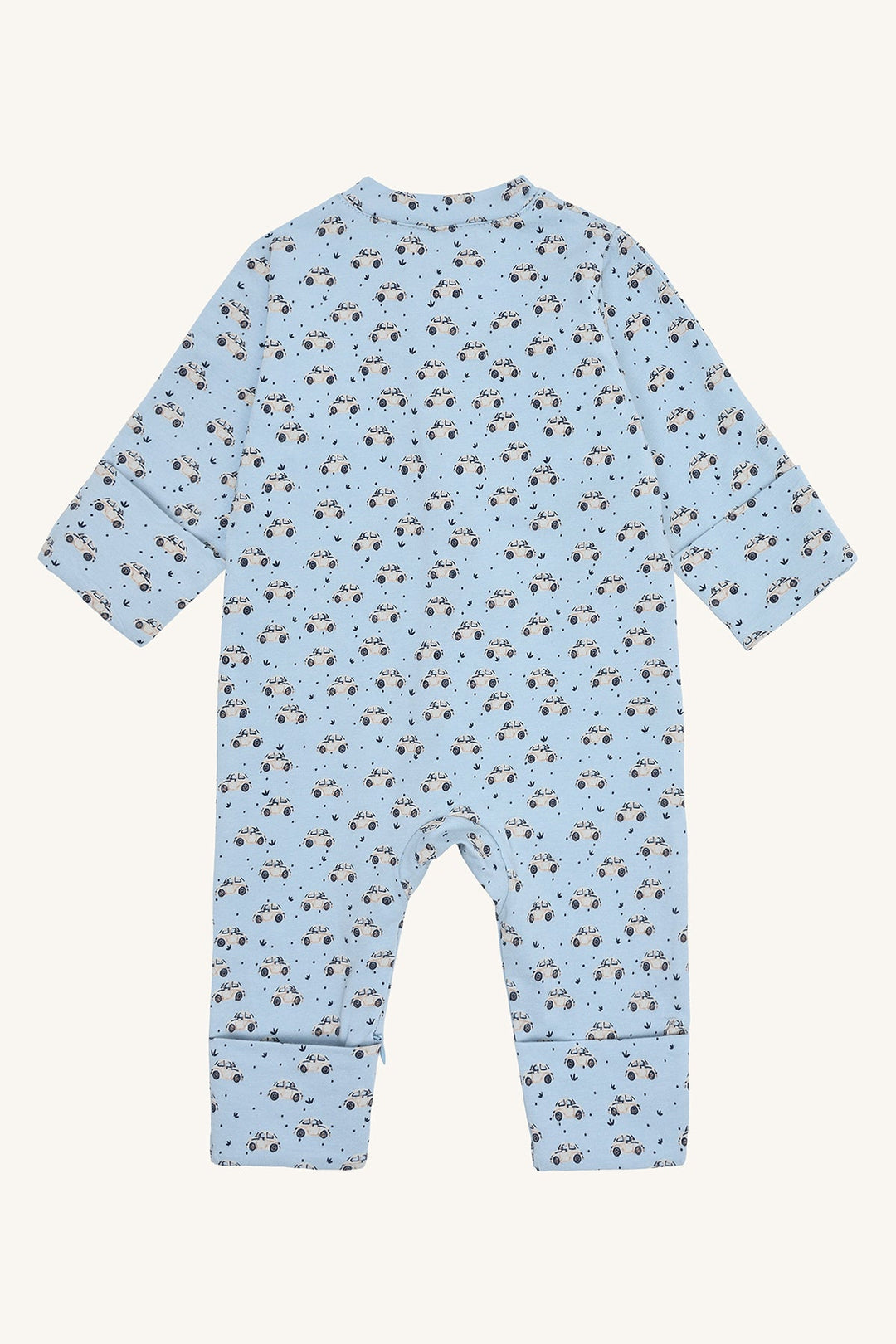 Hust and Claire Mich Car pyjamas med bilmotiv – Baby Blue for barn - Brobrobrille