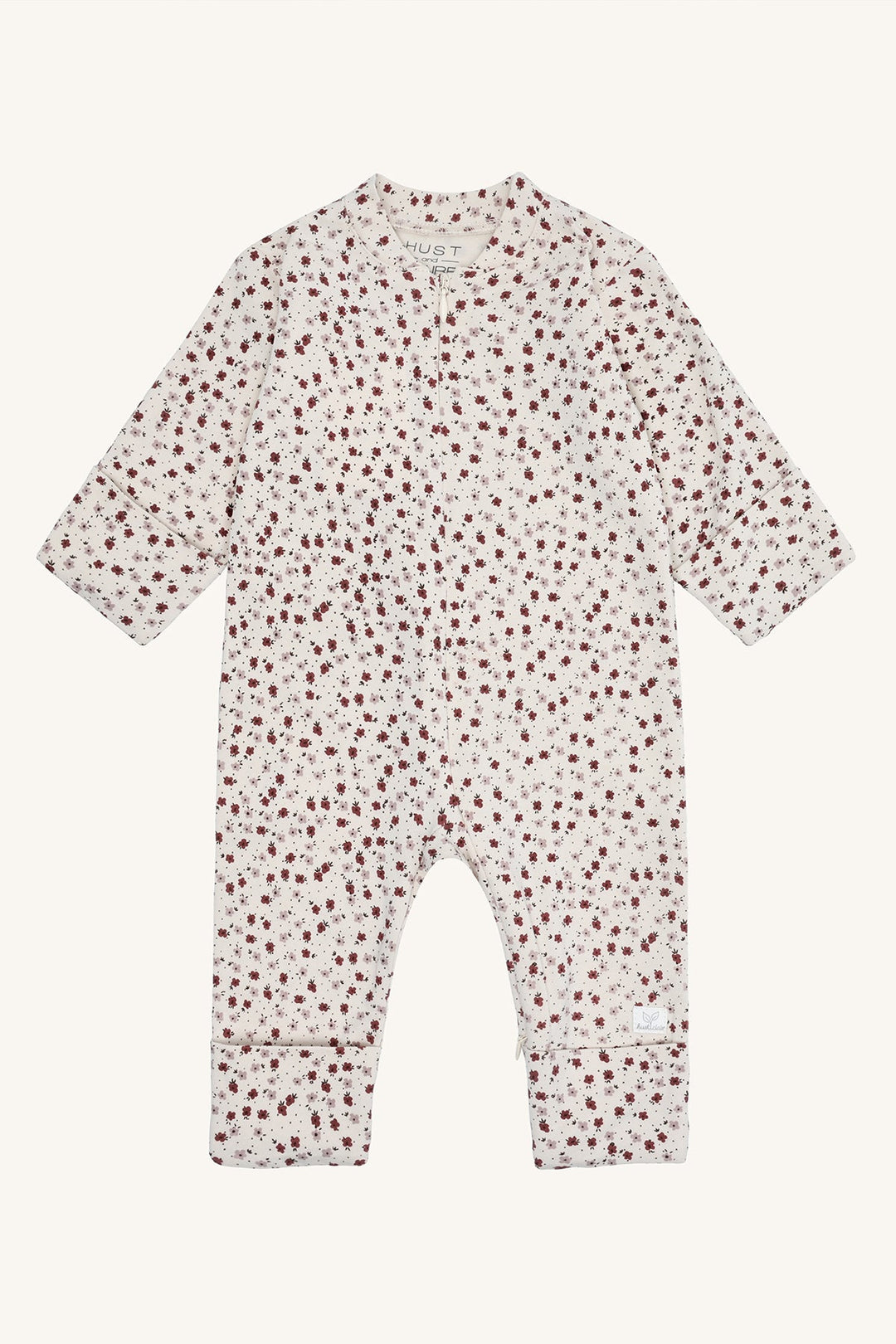 Hust and Claire Mich Car pyjamas med blomstermønster – Gray Morn for barn - Brobrobrille