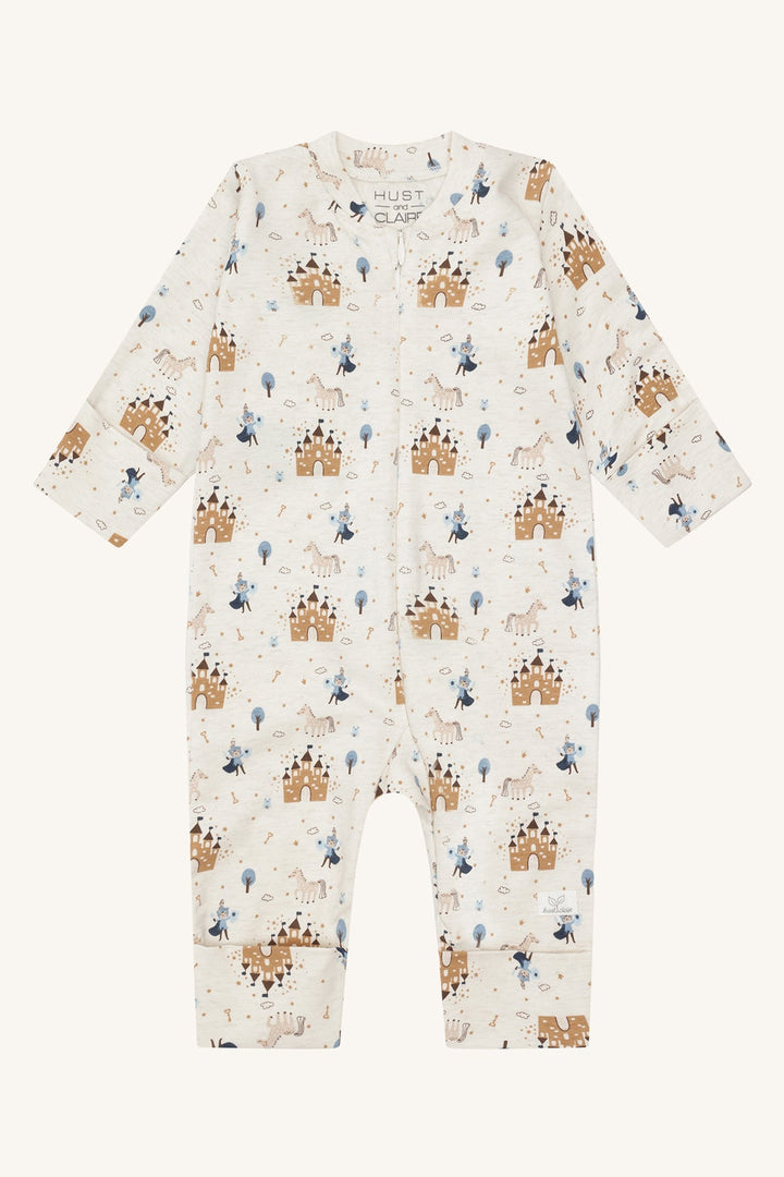 Hust and Claire Mich pyjamas med eventyrmotiv – Baby Blue for barn - Brobrobrille