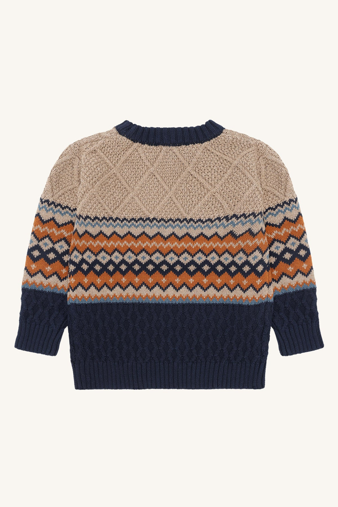 Hust and Claire Pelle Strikkegenser - Biscuit for barn - Brobrobrille