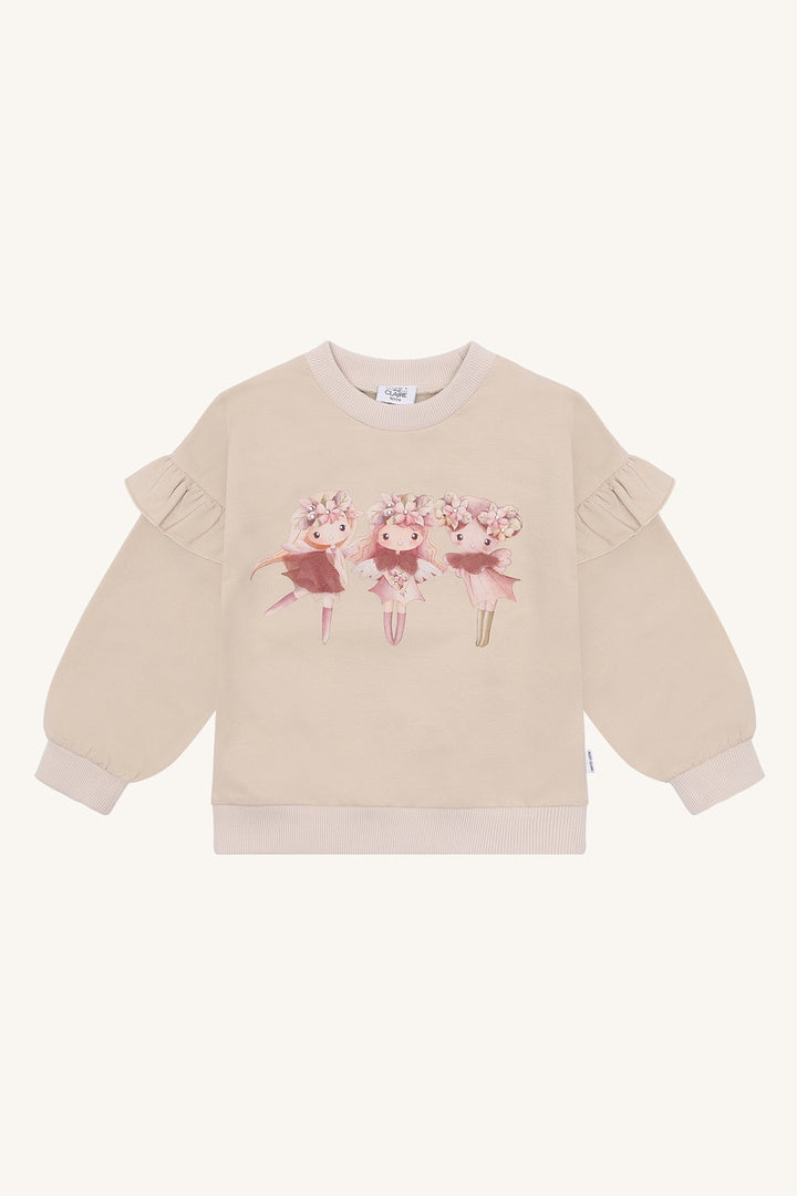 Hust and Claire Sicilia Magic genser med feer – French Oak for barn - Brobrobrille