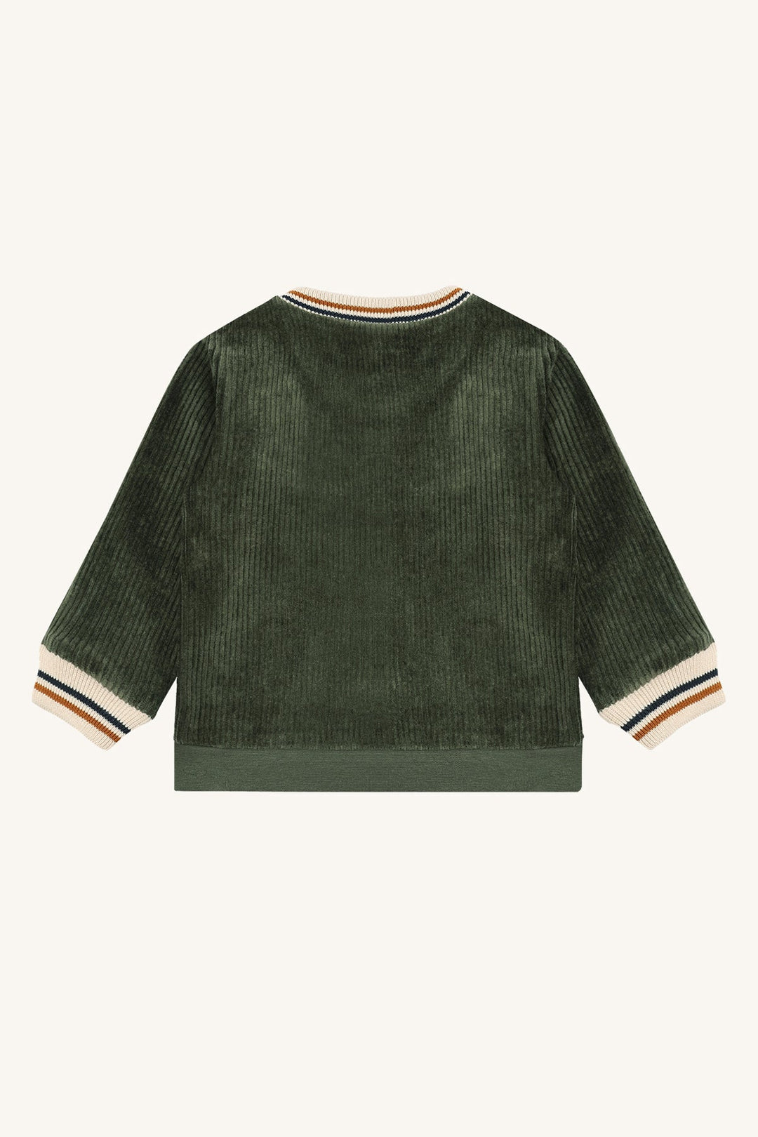 Hust and Claire Sofus Genser Ribbed Velour - Deep Ivy for barn - Brobrobrille