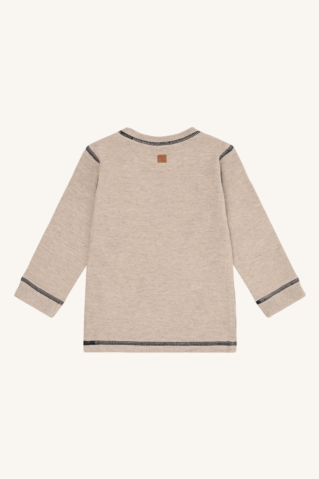 Hust and Claire Sune Space langermet t - skjorte med romfartsmotiv – Biscuit for barn - Brobrobrille