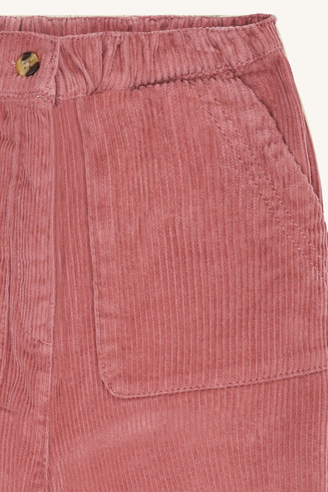 Hust and Claire Tammy Cordfløyelsbukse – Dry Rose for barn - Brobrobrille
