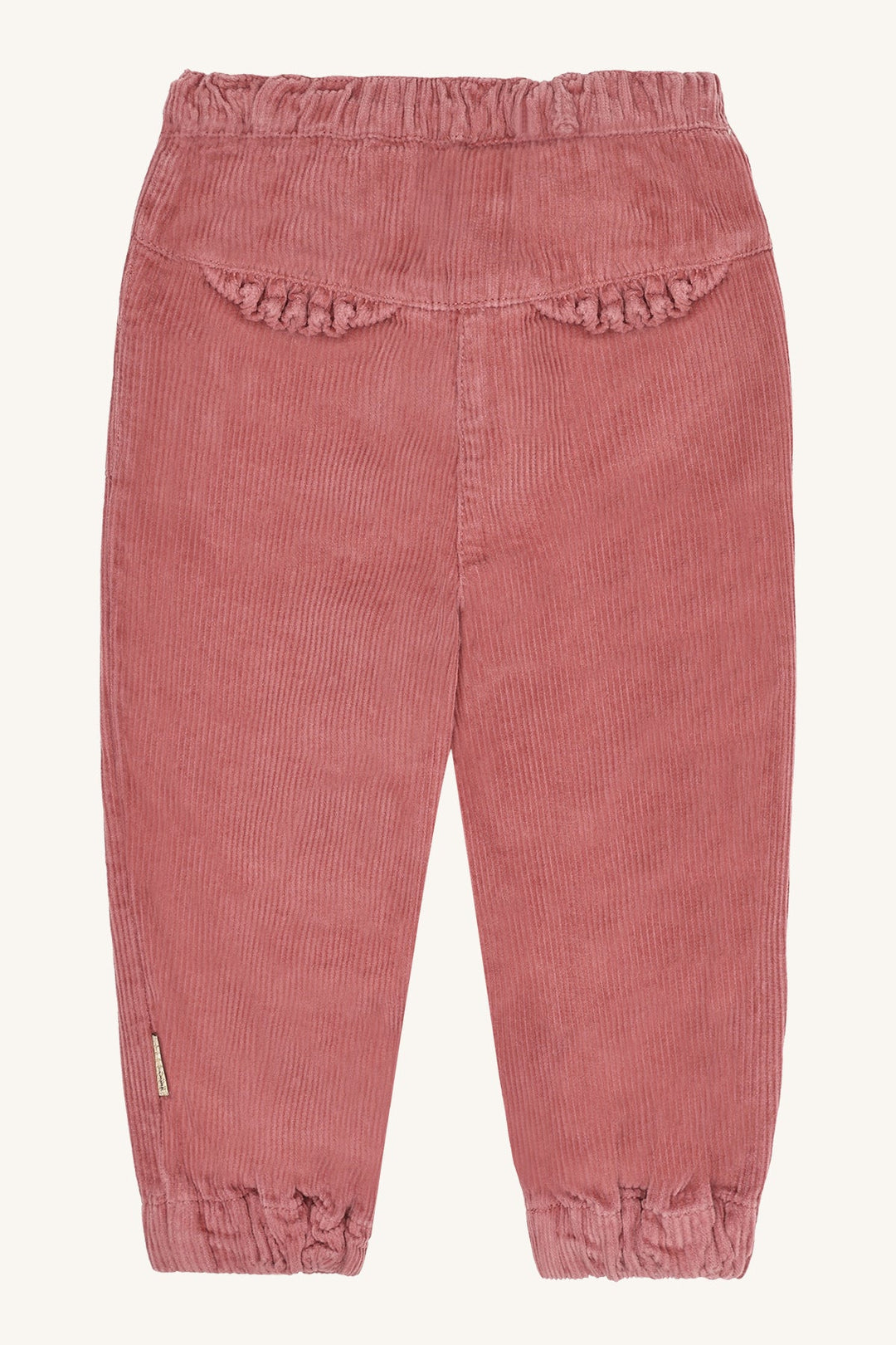 Hust and Claire Tammy Cordfløyelsbukse – Dry Rose for barn - Brobrobrille