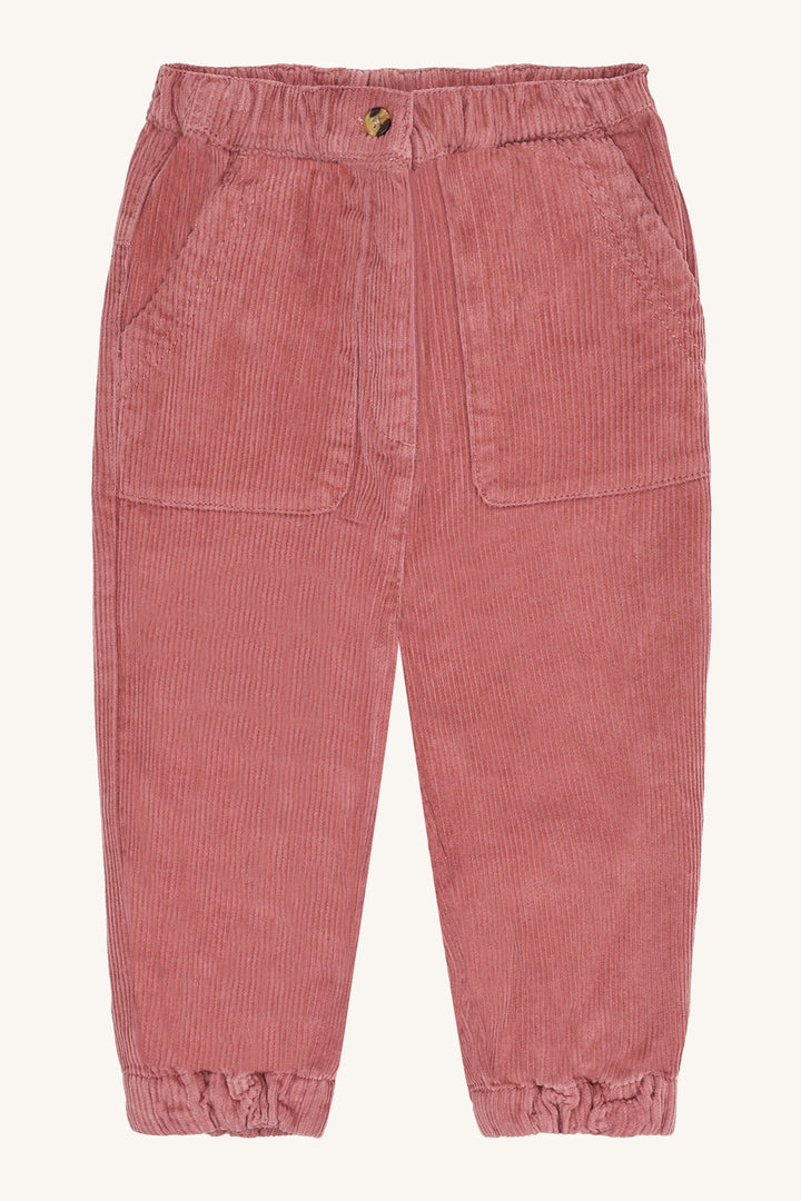 Hust and Claire Tammy Cordfløyelsbukse – Dry Rose for barn - Brobrobrille