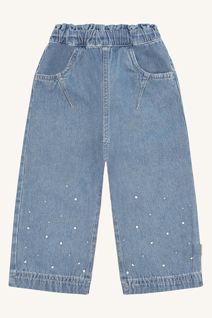 Hust and Claire Theresa Denim med Nagler – Blue Denim for barn - Brobrobrille