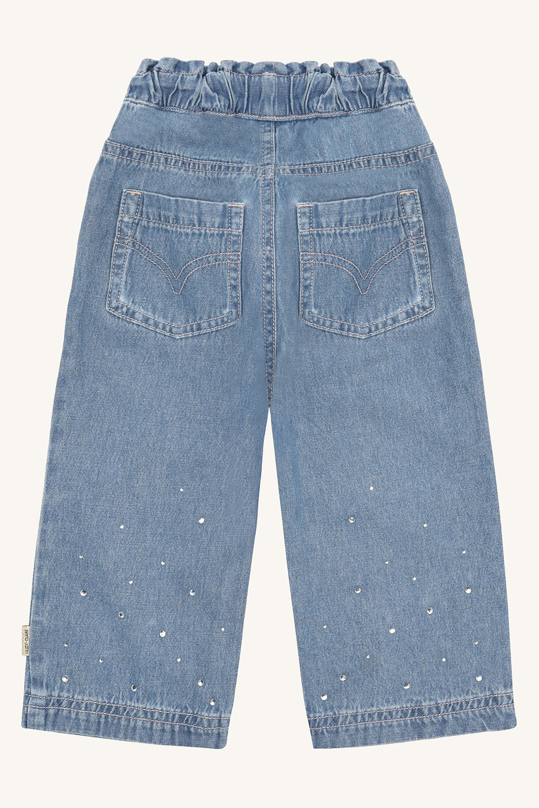 Hust and Claire Theresa Denim med Nagler – Blue Denim for barn - Brobrobrille