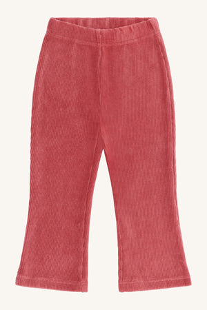 Hust and Claire Thilde Bukse Ottoman Velour – Dry Rose for barn - Brobrobrille