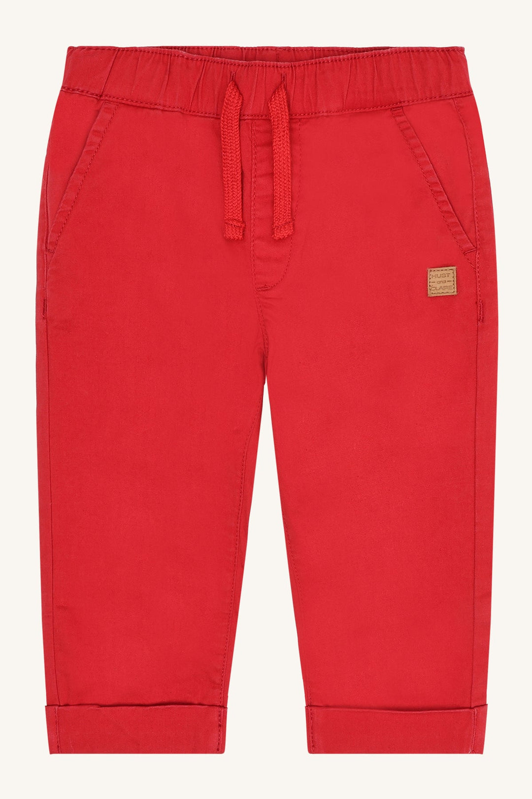 Hust and Claire Trevor Twill Bukse – Warm Red for barn - Brobrobrille