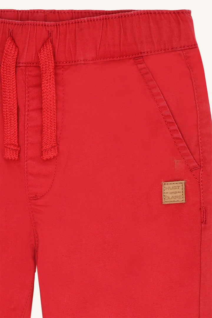 Hust and Claire Trevor Twill Bukse – Warm Red for barn - Brobrobrille