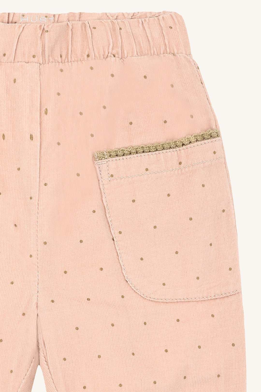 Hust and Claire Trine Bukse Dotty - Rugby Tan for barn - Brobrobrille