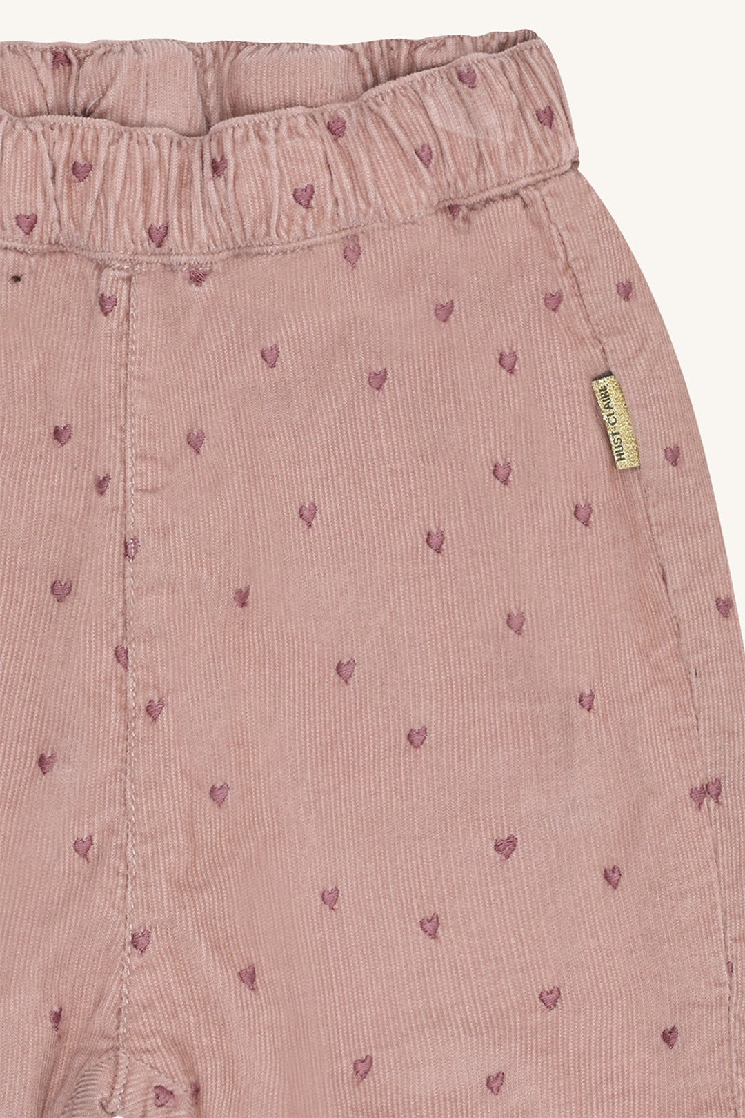 Hust and Claire Trine bukse med små hjerter – Adobe Rose for barn - Brobrobrille