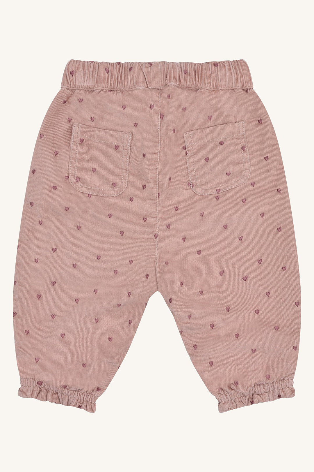 Hust and Claire Trine bukse med små hjerter – Adobe Rose for barn - Brobrobrille