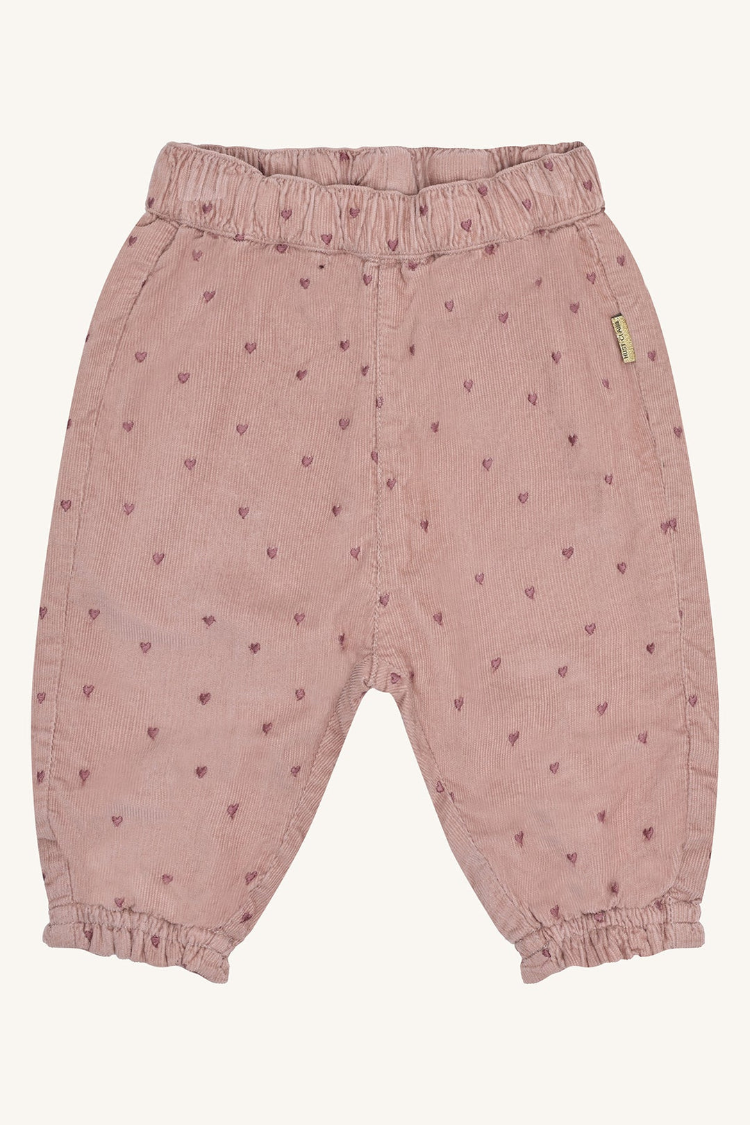 Hust and Claire Trine bukse med små hjerter – Adobe Rose for barn - Brobrobrille