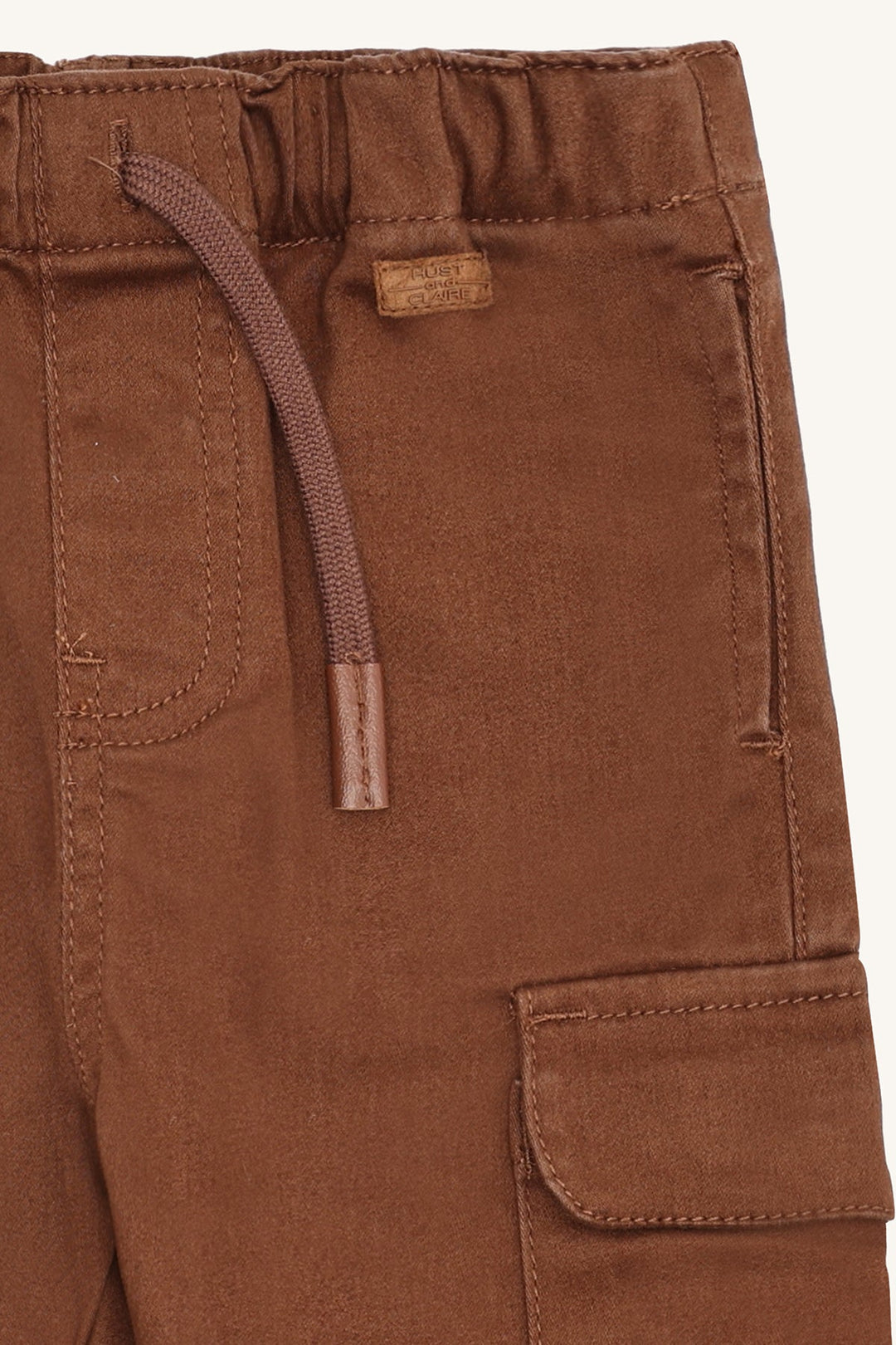 Hust and Claire Tue Bukse Peached Canvas - Bison for barn - Brobrobrille