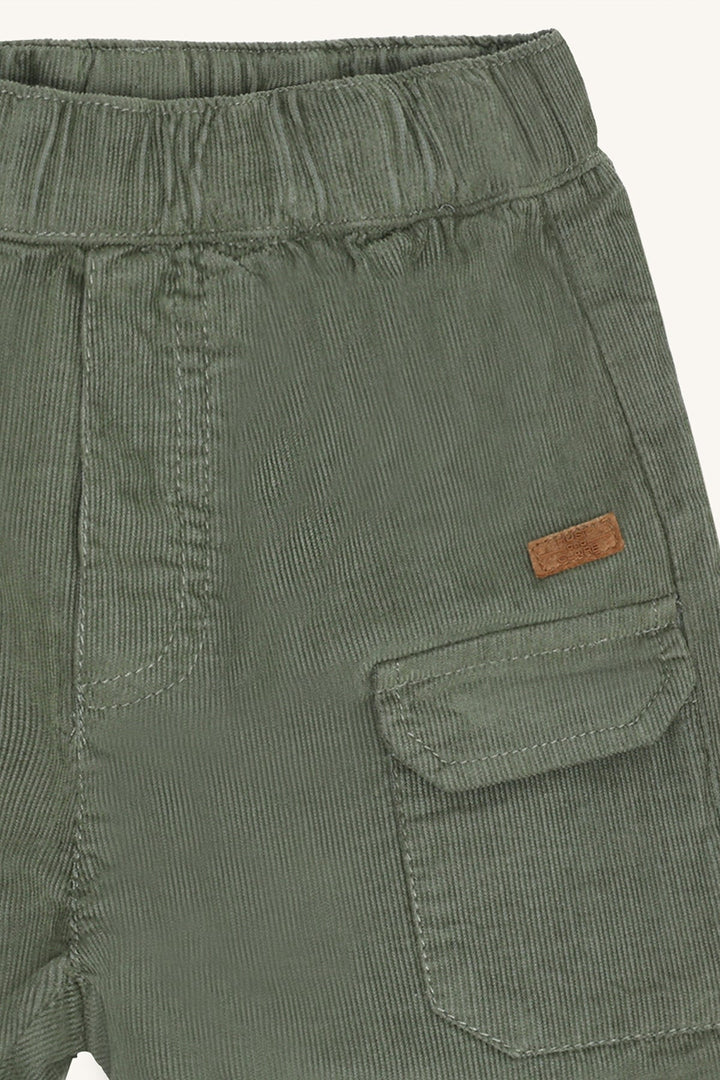 Hust and Claire Tue – Cordfløyelsbukse med lommer – Turtle for barn - Brobrobrille