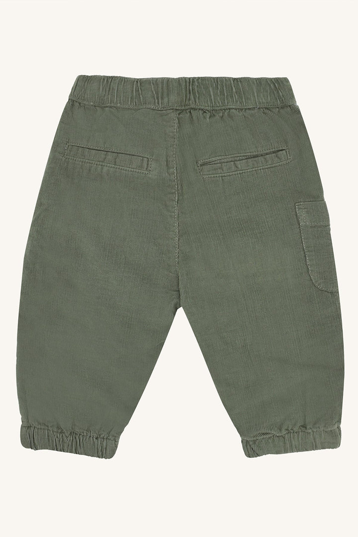 Hust and Claire Tue – Cordfløyelsbukse med lommer – Turtle for barn - Brobrobrille
