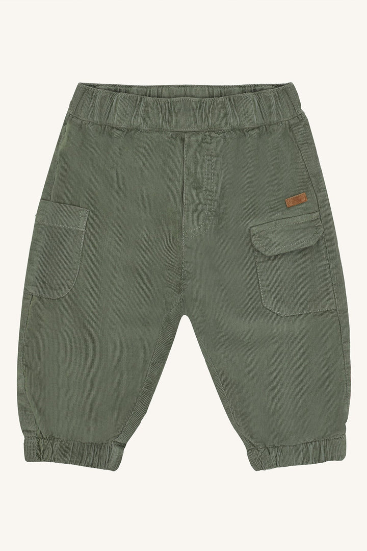 Hust and Claire Tue – Cordfløyelsbukse med lommer – Turtle for barn - Brobrobrille