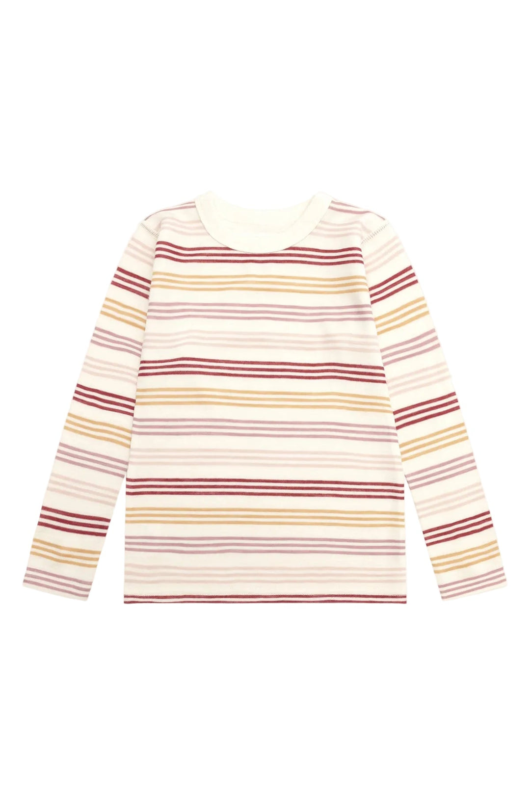 Hust & Claire Abba 3 Stripes ulltrøye i ull og bambusviskose - Off White for barn - Brobrobrille