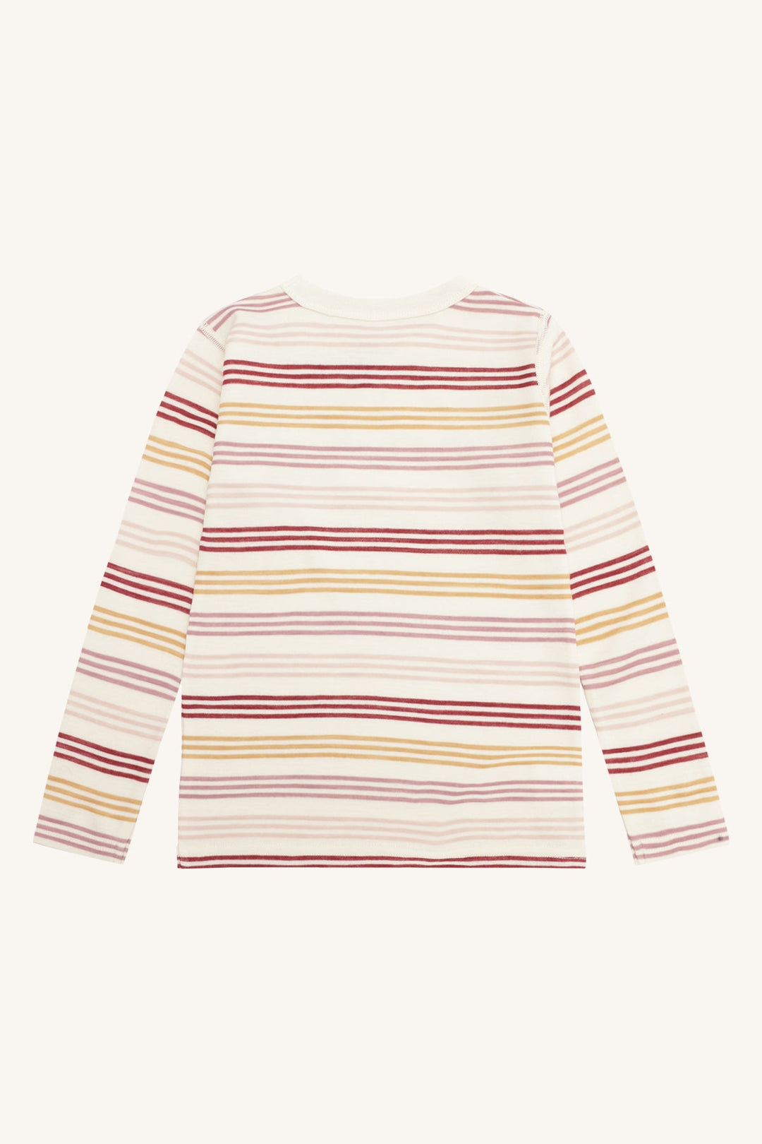 Hust &amp; Claire Abba 3 Stripes ulltrøye i ull og bambusviskose - Off White for barn - Brobrobrille