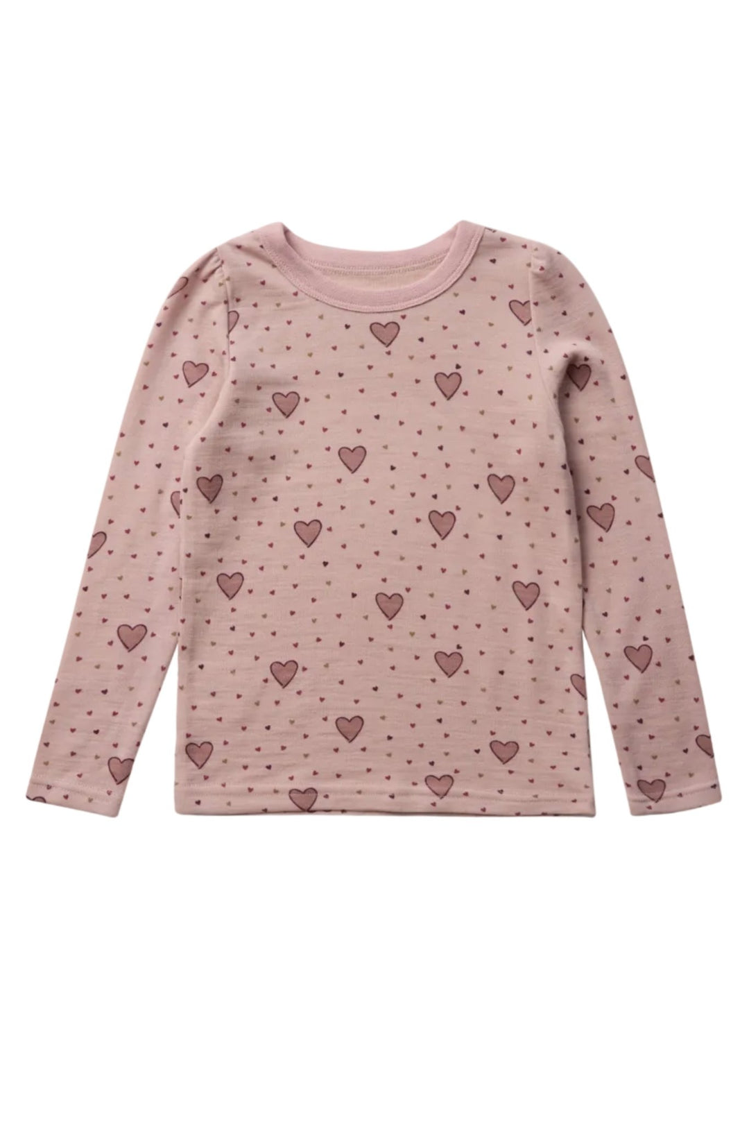 Hust &amp; Claire Abba Hearts Ulltrøye - Dusty Rose for barn - Brobrobrille