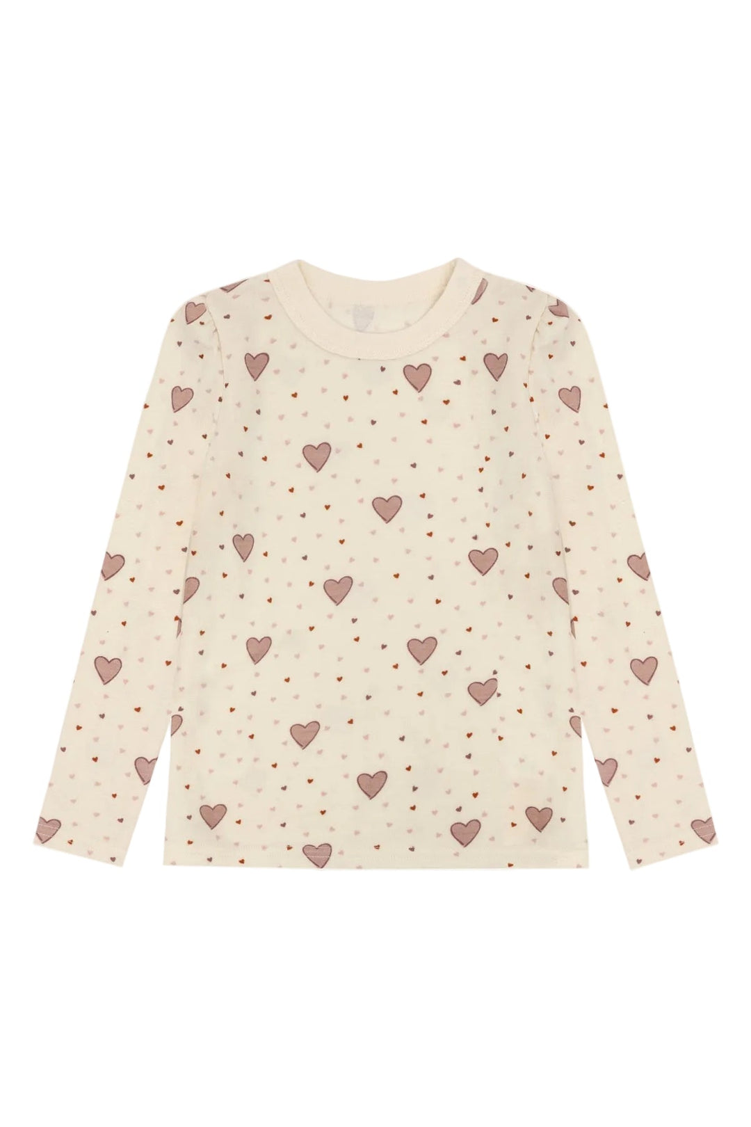 Hust &amp; Claire Abba Hearts Ulltrøye - Off White for barn - Brobrobrille