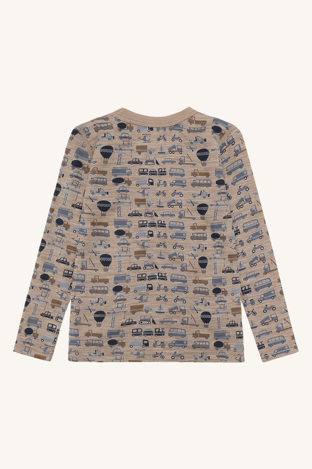 Hust & Claire Abba Work Ulltrøye - Biscuit for barn - Brobrobrille