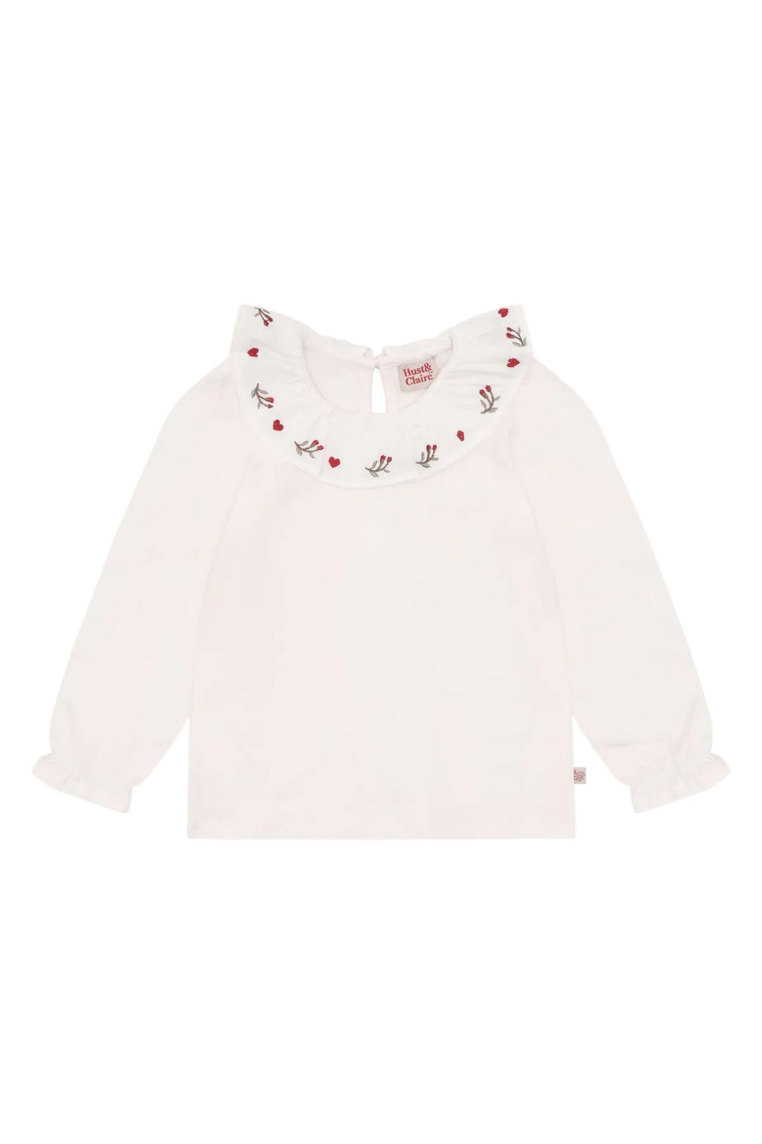 Hust &amp; Claire Alma collar xmas langermet T-skjorte - Sugar for barn - Brobrobrille