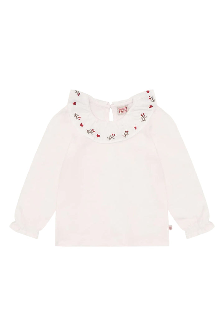 Hust &amp; Claire Alma collar xmas langermet T-skjorte - Sugar for barn - Brobrobrille