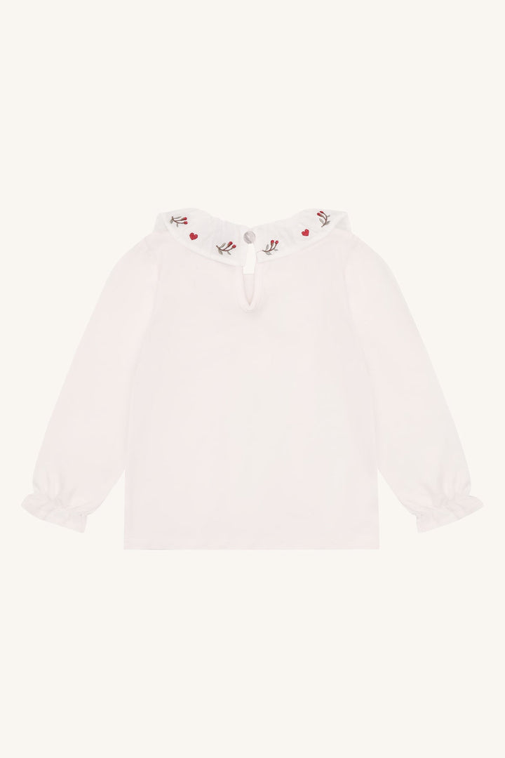 Hust &amp; Claire Alma collar xmas langermet T-skjorte - Sugar for barn - Brobrobrille