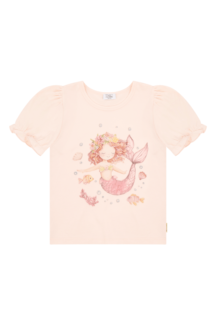 Hust & Claire Alma T - skjorte - Mermaid Quartz for barn - Brobrobrille