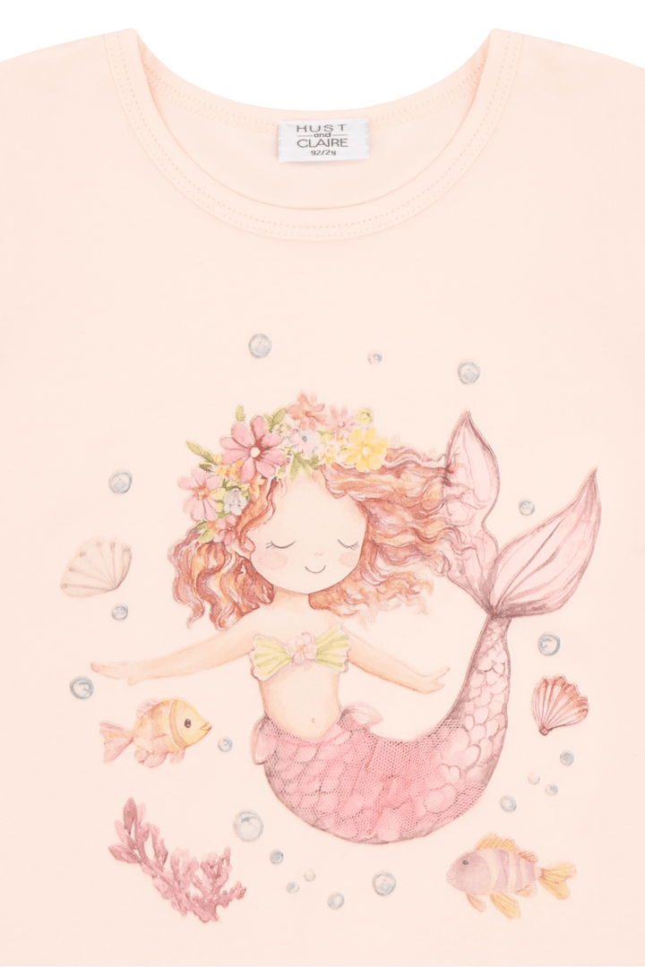 Hust & Claire Alma T - skjorte - Mermaid Quartz for barn - Brobrobrille