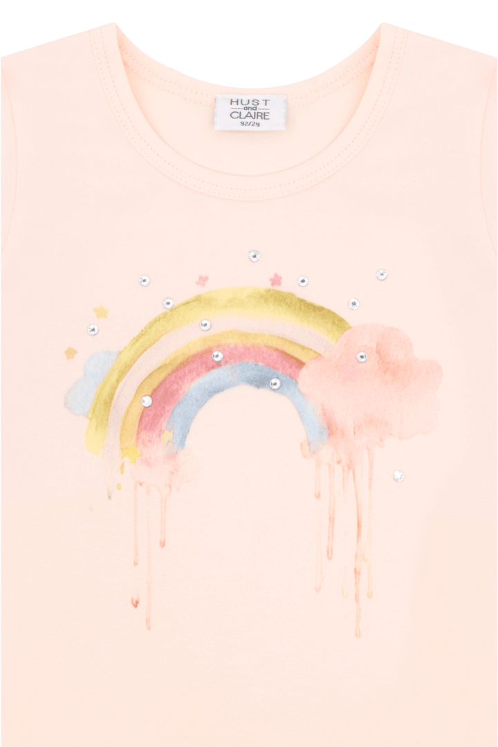 Hust & Claire Alma T - skjorte - Rainbow Quartz for barn - Brobrobrille