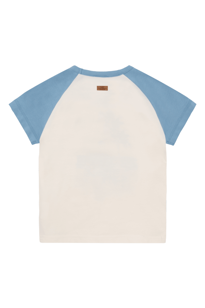 Hust & Claire Anton Jeep T - skjorte - Glacier for barn - Brobrobrille