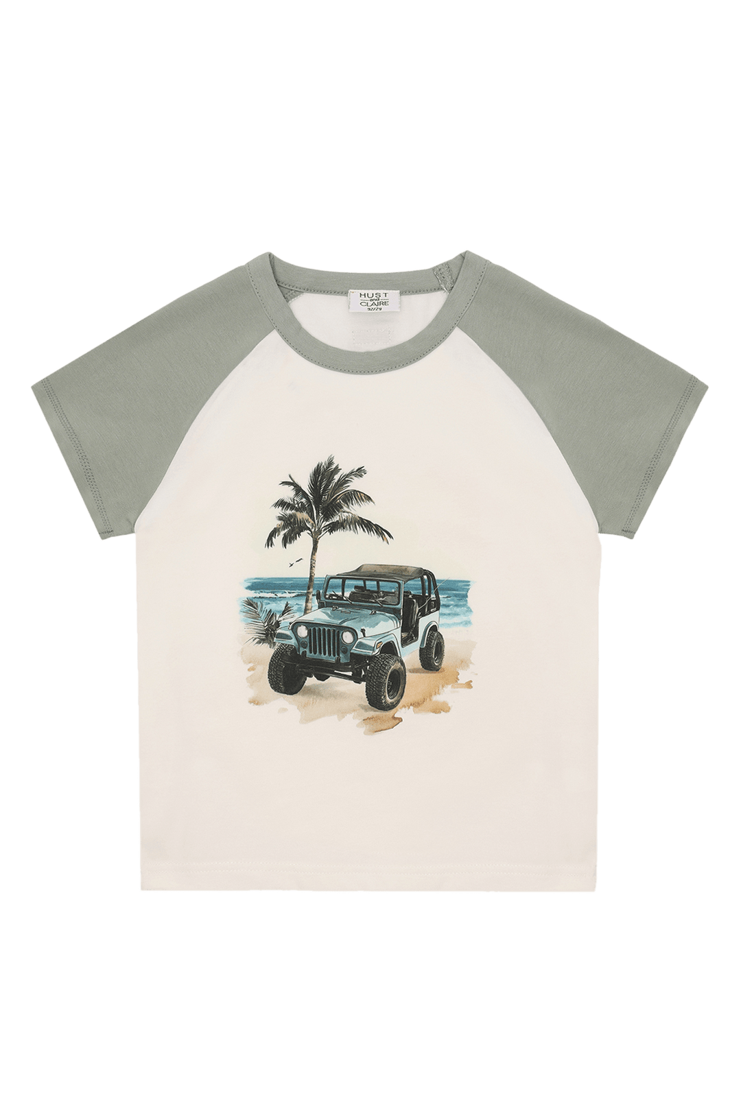 Hust & Claire Anton Jeep T - skjorte - Iceberg for barn - Brobrobrille