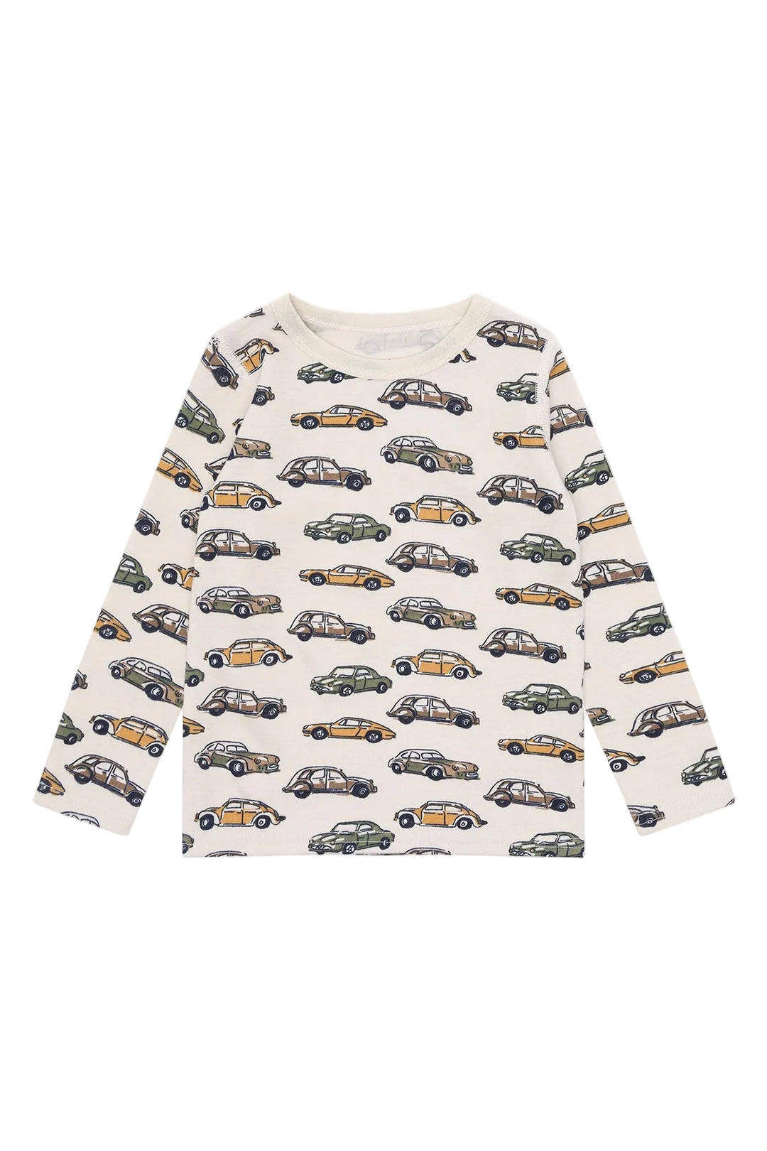 Hust & Claire Awo Cars ulltrøye - French Oak for barn - Brobrobrille