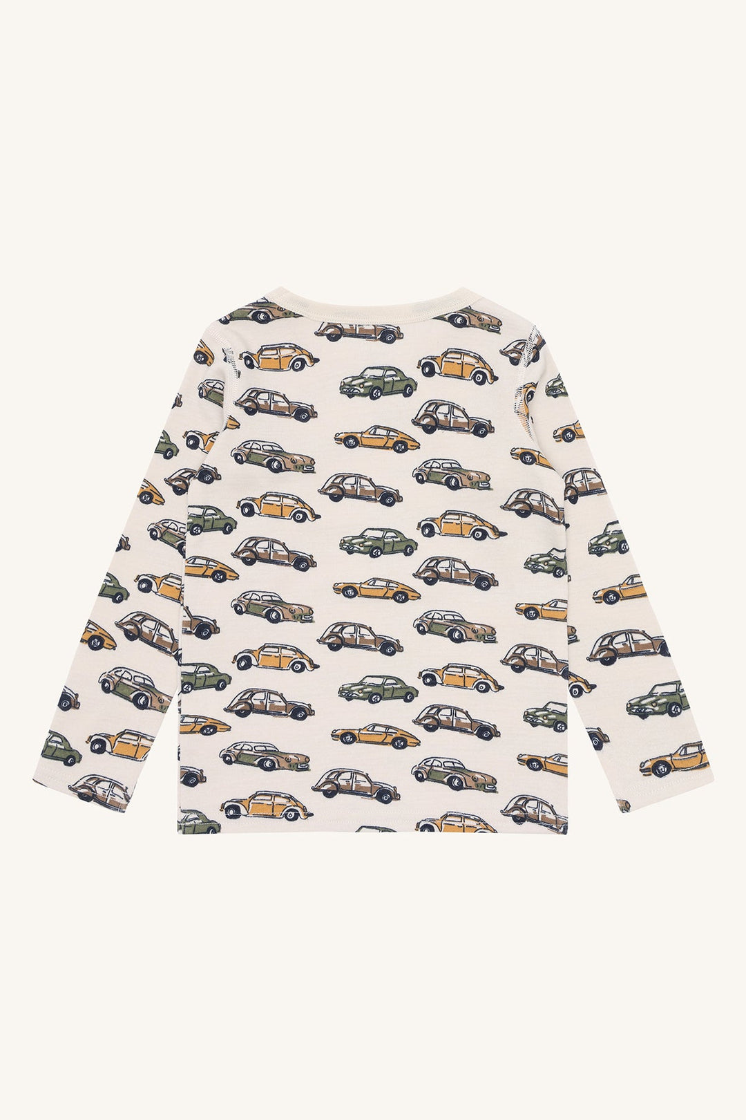 Hust &amp; Claire Awo Cars ulltrøye - French Oak for barn - Brobrobrille