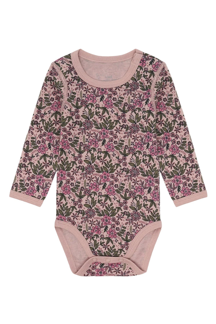 Hust &amp; Claire Baloo Flor ullbody i ull og bambusviskose - Adobe Rose for barn - Brobrobrille