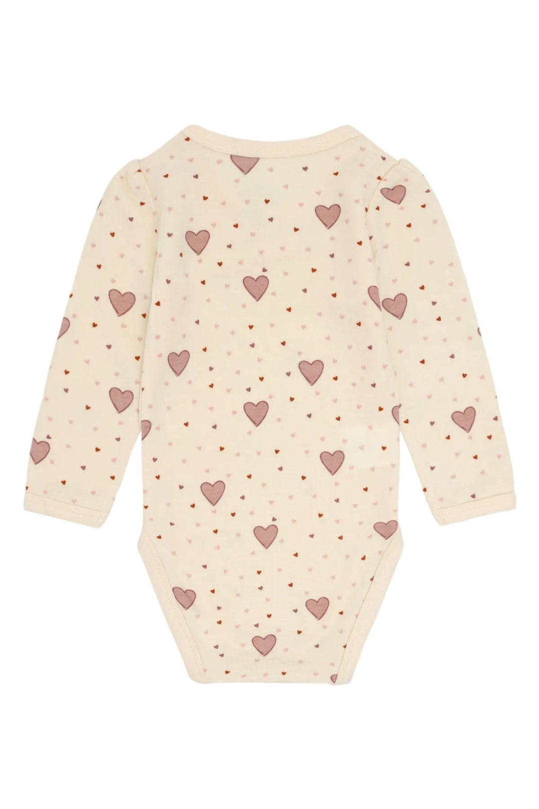 Hust &amp; Claire Baloo Hearts ull/bambus body - Off White for barn - Brobrobrille