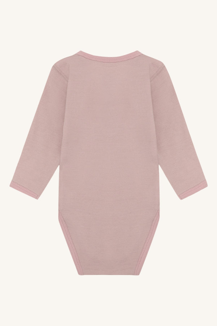 Hust & Claire Baloo Teddy Ullbody - Dusty Rose for barn - Brobrobrille