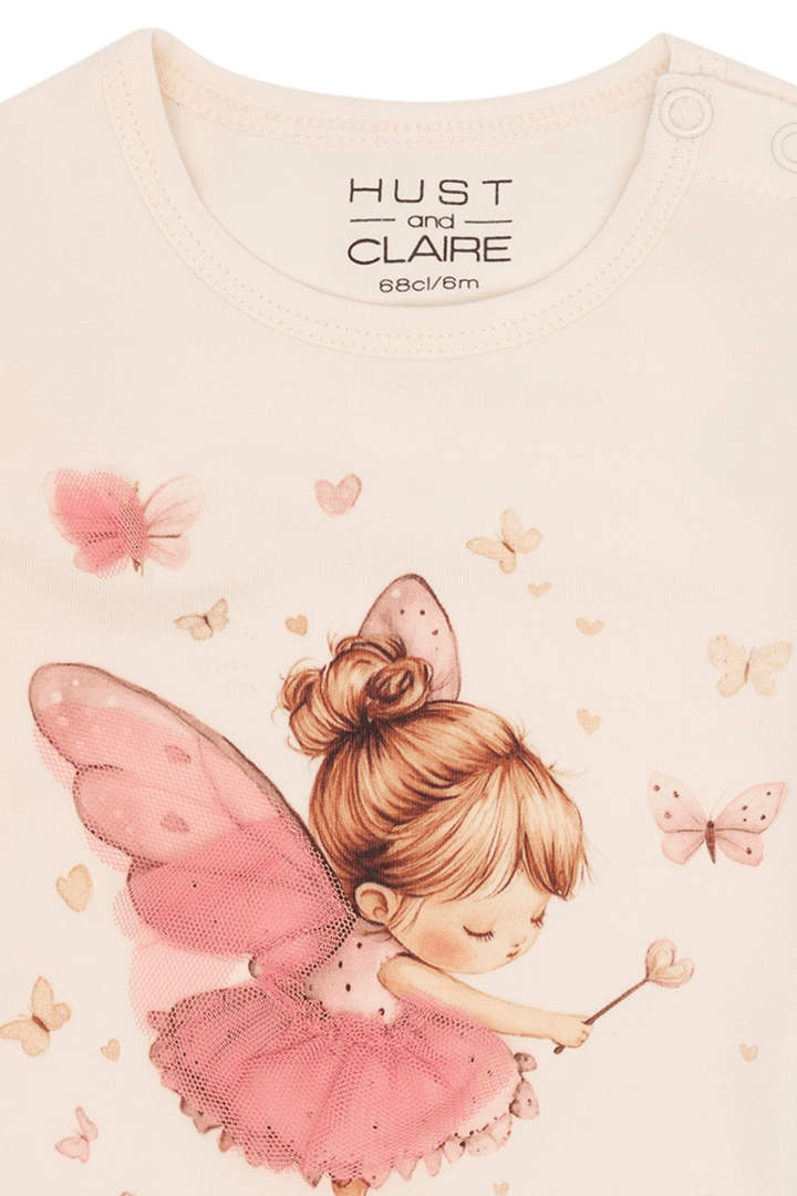 Hust & Claire Britt Baby Fairy body - Petal Pink for barn - Brobrobrille