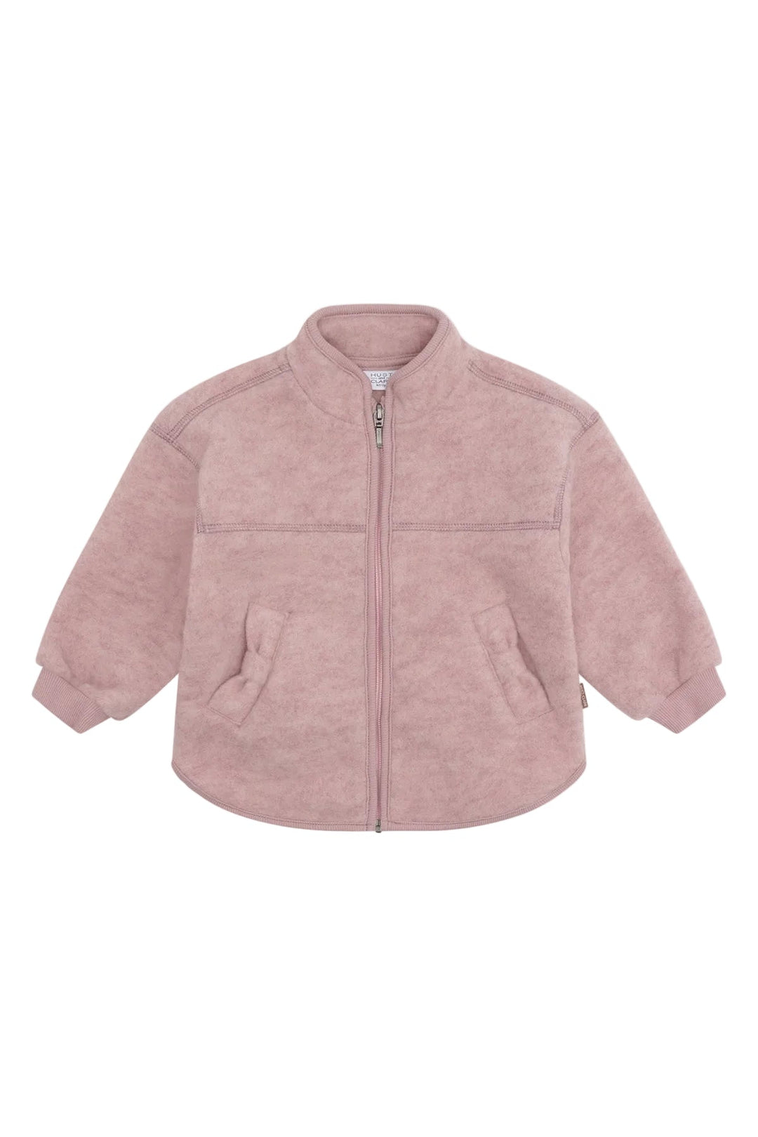 Hust &amp; Claire Emi Zip Jacket Wool ulljakke - Heather for barn - Brobrobrille