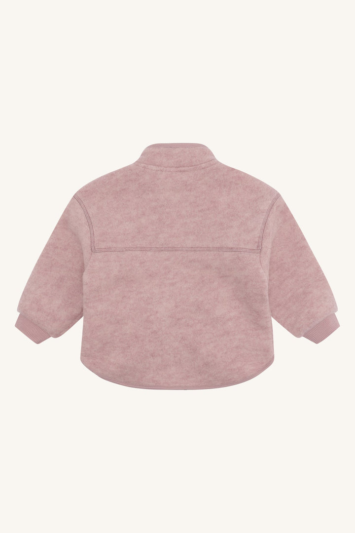 Hust &amp; Claire Emi Zip Jacket Wool ulljakke - Heather for barn - Brobrobrille
