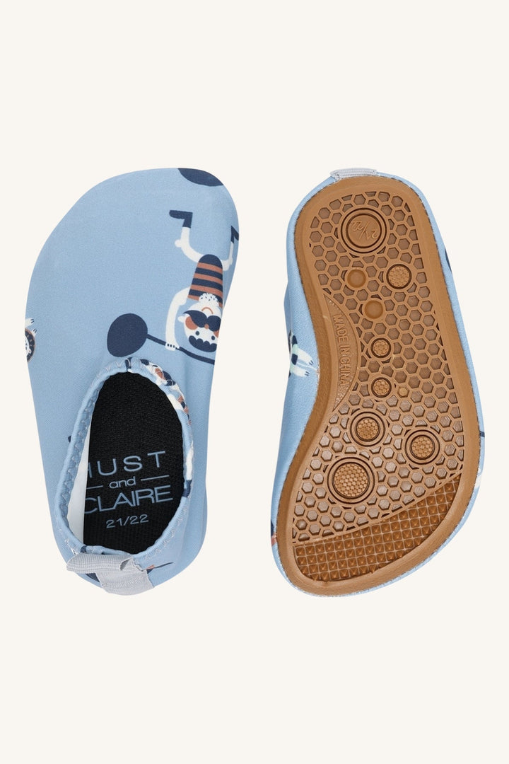 Hust & Claire Fabian Badesko - Light Blue for barn - Brobrobrille