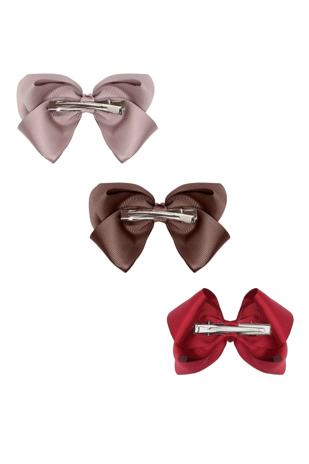 Hust &amp; Claire Fanetha Big Bow hårsløyfer - Teaberry for barn - Brobrobrille
