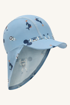 Hust & Claire Fasai Solhatt UV - Light Blue for barn - Brobrobrille