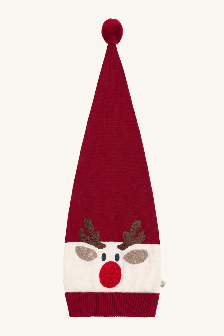 Hust &amp; Claire Filiz Reindeer julelue - Teaberry for barn - Brobrobrille